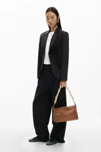 Mittlere bestickte Tasche