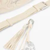 Mittlere Canvas-Tasche mit Blumenmuster Mittlere Canvas-Tasche mit Blumenmuster
