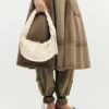 Mittlere Canvas-Tasche mit Blumenmuster Mittlere Canvas-Tasche mit Blumenmuster