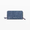 Mittlere Denim-Herz-Geldbörse