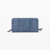 Mittlere Denim-Herz-Geldbörse