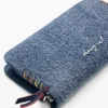 Mittlere Denim-Herz-Geldbörse