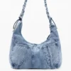 Mittlere Denim-Tasche Mittlere Denim-Tasche