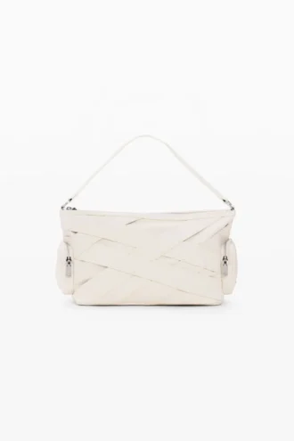 Mittlere geflochtene Logo-Tasche
