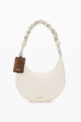 Mittlere ovale Tasche mit Prägung