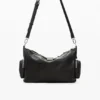 Mittlere Tasche mit Blumen-Applikationen Mittlere Tasche mit Blumen-Applikationen