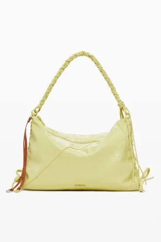 Mittlere Tasche mit glänzender Schleife