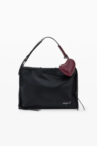 Mittlere Tasche mit Herz-Anhänger
