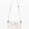 Mittlere Tasche mit Schriftzug