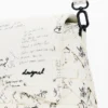 Mittlere Tasche mit Schriftzug