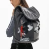 Mittlerer Rucksack aus Denim mit Mickey Mouse™ Mittlerer Rucksack aus Denim mit Mickey Mouse™
