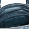 Mittlerer Rucksack aus Denim mit Rüschen
