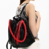 Mittlerer Rucksack mit Prägung Mittlerer Rucksack mit Prägung