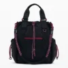 Mittlerer schwarzer Rucksack Mittlerer schwarzer Rucksack