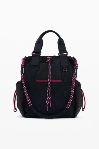 Mittlerer schwarzer Rucksack
