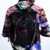 Mittlerer schwarzer Rucksack Mittlerer schwarzer Rucksack