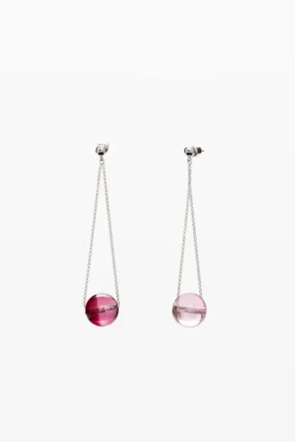 Ohrringe Kette Marmor Zalio