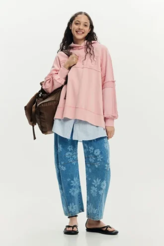 Oversize-Sweatshirt mit Kapuze