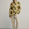 Patchwork-Hemd mit Karomuster