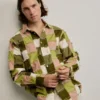Patchwork-Hemd mit Karomuster