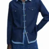 Patchwork-Jeans-Hemd Patchwork-Jeans-Hemd