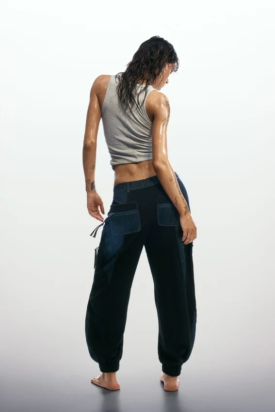 Patchwork-Jeans-Hose Patchwork-Jeans-Hose
