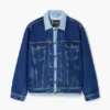 Patchwork-Jeansjacke