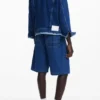 Patchwork-Jeansjacke