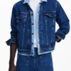 Patchwork-Jeansjacke