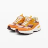 Patchwork-Sneaker aus Spaltleder Patchwork-Sneaker aus Spaltleder