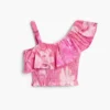 Peplum-Oberteil mit Blumenmuster Peplum-Oberteil mit Blumenmuster