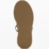 Plateausandalen aus Leder