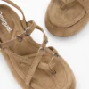 Plateausandalen aus Leder