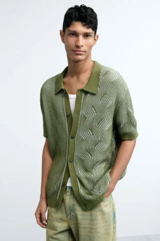 Polo-Strickpullover