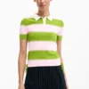 Poloshirt mit Schnürung Poloshirt mit Schnürung