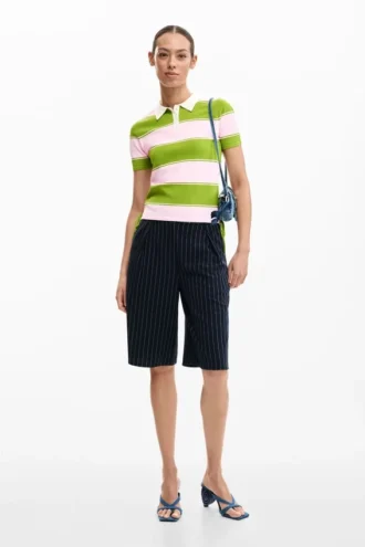 Poloshirt mit Schnürung