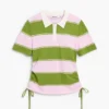 Poloshirt mit Schnürung Poloshirt mit Schnürung