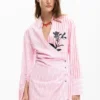 Popeline-Hemd-Kleid