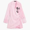 Popeline-Hemd-Kleid