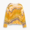 Pullover mit abstraktem Print Pullover mit abstraktem Print