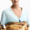 Pullover mit Landschaftsmotiv Pullover mit Landschaftsmotiv