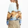Pullover mit Landschaftsmotiv Pullover mit Landschaftsmotiv