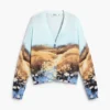 Pullover mit Landschaftsmotiv Pullover mit Landschaftsmotiv