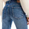 Push-up-Skinny-Jeans mit Blumenmuster