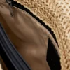 Raffia-Umhängetasche