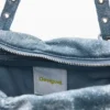 Raffierte Denim-Tasche