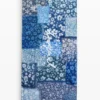 Rechteckiger Schal mit Denim-Patches