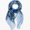Rechteckiger Schal mit Denim-Patches