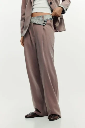 Recycelte rosa Hose