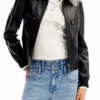 Retro-Biker-Jacke
